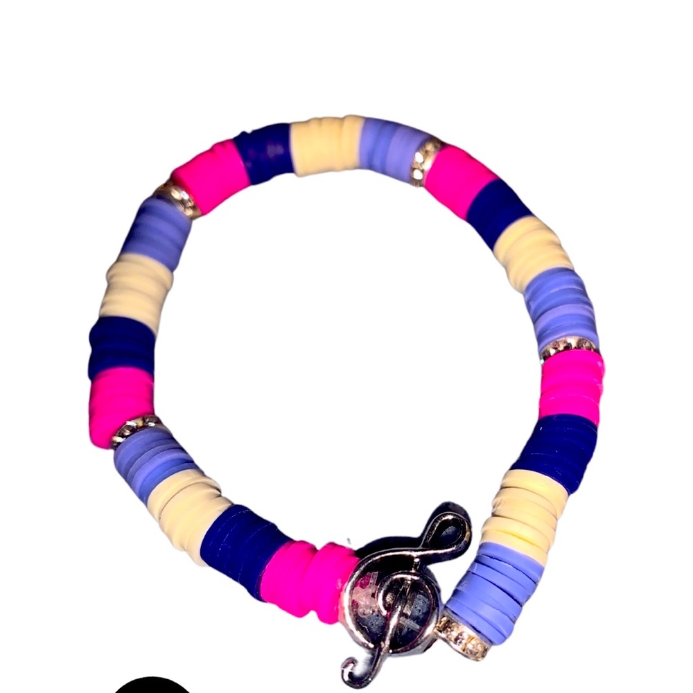 Musical stretchable bracelet 7’